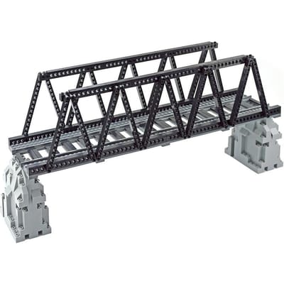 Stadstrein Bufferstop Onderdelen MOC Bouwstenen Creatieve Brug Leduo Assemblage Deeltjes Speelgoed voor Treinstation