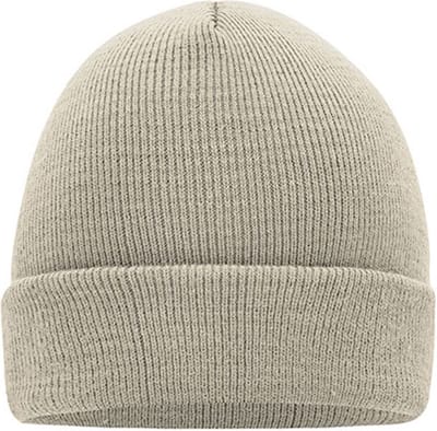 Myrtle Beach 'Knitted Cap' Beanie Zand