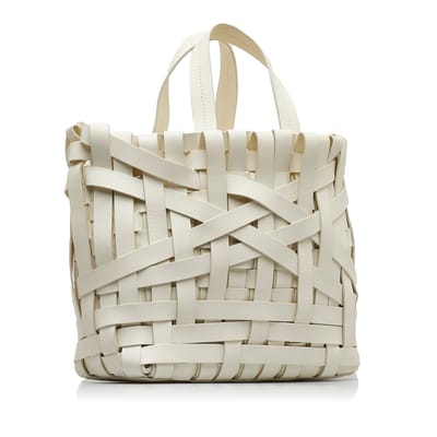 Geweven Leren Tote Bag