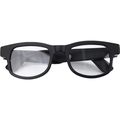 Lunettes Intelligentes Double Lentille Blocage Lumière Bleue Lunettes Bluetooth Support pour Écouter de la Musique Appels Prise de Photos
