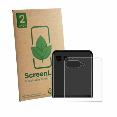 2 Stuks Screenprotector voor Motorola Razr 70 Plus (Achterdisplay) - Hoogwaardige Beschermfolie transparant