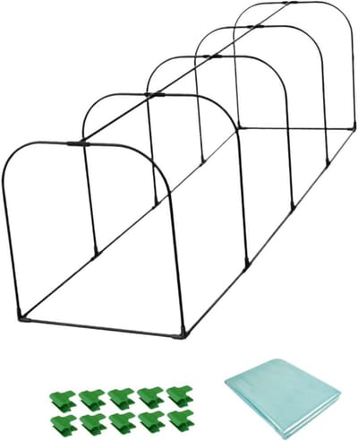 Kleine kas - Mini kas - Planten beschermen - Stevige bescherming - 200cm lengte - Groen