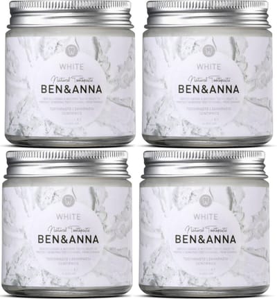 Ben & Anna - whitening tandpasta - 4 pak