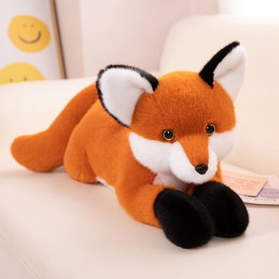 Mignon Mignon Animal de Compagnie Petit Poupée Renard Oreiller de Réconfort pour Enfants et Sommeil Jouet en Peluche Poupée de Chiffon Fille Poupée en Tissu 65cm