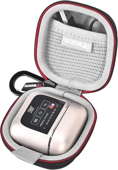 Duurzame Bescherming voor Draadloze Bluetooth Oordopjes - Geschikt voor JBL Tour Pro 3 - Zwart Case Cover