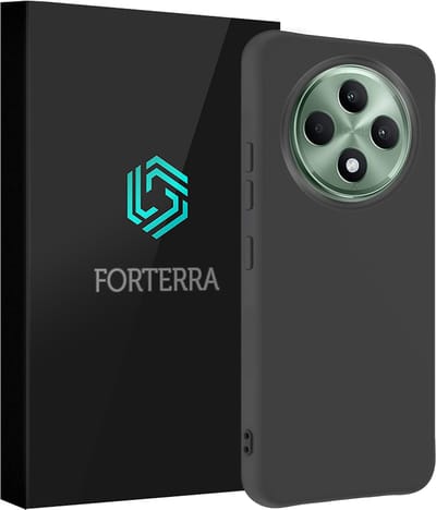 Hoesje Geschikt voor Oppo Reno 12 F - Sterk & Shockproof - Siliconen Case - Hoes Cover - Zwart