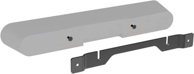 Wandbeugel - Muurbevestiging - Soundbar Plaatsen - Robuust Rubber - 38 x 4 cm - Zwart