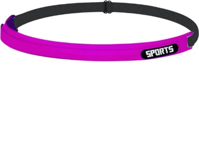 Sport Haarband Zweetband Siliconen – Hoog Elastisch, Zweetafvoerend, Ideaal voor Fitness en Hardlopen, Universele Pasvorm - Paars