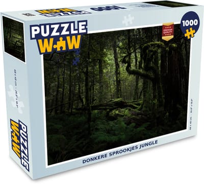 Puzzel Donkere sprookjes jungle - Legpuzzel - Puzzel 1000 stukjes volwassenen