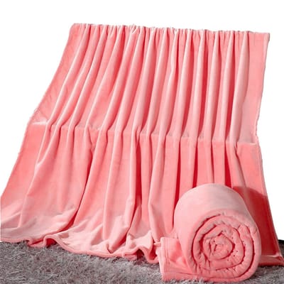 warme koraal fleece flanel dekens for bedden faux nertsen gooien effen kleur sofa cover bedsprei winterplaid dekens Zachte deken (Color : M, Size : 100x150cm 39x55inch)