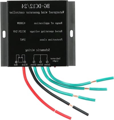 Windturbine Controller - Laadregelaar Regulator - Batterij Opladen - IP67 Waterdicht - 800W 24V