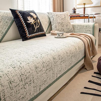 Licht Luxe Hoogwaardig Chenille Bankkussen Vier Seizoenen Universeel Kussen Antislip Bankhoes Hoesdoek 70*70cm