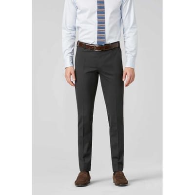 Meyer Broek Roma Fine Tropical Wool 4-Way-Stretch Antraciet / male