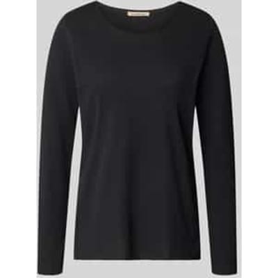 Regular fit shirt met lange mouwen met structuurpatroon