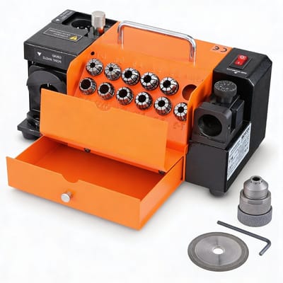 Borenslijper Compact & Nauwkeurig Slijpen voor Perfecte Resultaten – Borenslijpmachine Verstelbare Hoek & Geschikt voor 3-13 mm Boren – Freestoestel Krachtige Motor & Stabiele Constructie | Voor HSS en Metaalboren