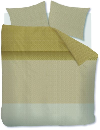 Beddinghouse Sanna dekbedovertrek - Eenpersoons - 140 x 200/220 cm - Goud
