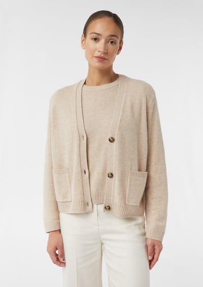Dames cardigan met borstzakken COMMA