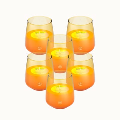 Spaas LushGlow Citronella Geurkaars – Levendig Geel – +70% plantaardige was – circa 38u – 6 geurkaarsen