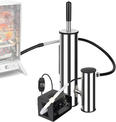Upgrade RVS Koud Rookgenerator voor Rookovens met Pomp - Ideaal voor BBQ en Roken van Vlees, Vis en Kaas