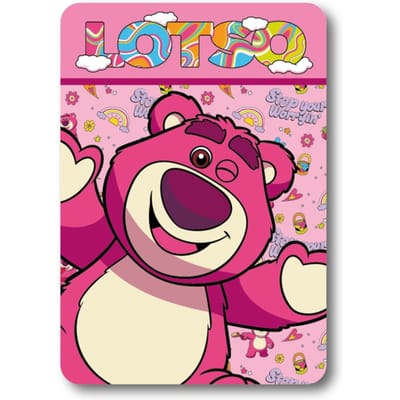 Toy story Lotso Fleece deken 100 x 140 cm