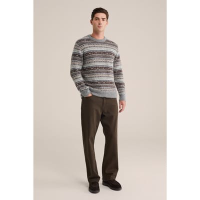 WE Fashion Pullover Blended Light Grey Taglia: M | Maglioni a maglia Outlet | Uomo | Grigio