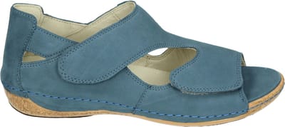Waldlaufer 342024 Heliett - Sandalen met hakDames Sandalen - Kleur: Blauw - Maat: 38.5