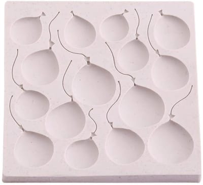 Dailygoods- Siliconen Mal 3D Ballonnen - Fondant Vormen - Bakvormen - Chocolade Mallen - Voedselveilige Siliconen - Herbruikbaar en Flexibel - Bakvorm