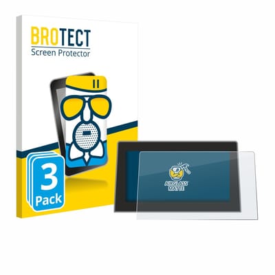 BROTECT - Screenprotector voor Jeep Compass BJ 2021-2024 (Uconnect 10.1") - Folie Beschermfolie Beschermglas matte 3 Stuks