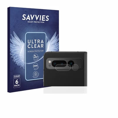 Savvies - Screenprotector voor Google Pixel Fold (ALLEEN Camera Lens) - Folie Beschermfolie transparant 6 Stuks