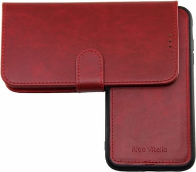 Hoesje Geschikt voor Samsung Galaxy A71 Rico Vitello 2-in-1 magnetische cases/book case/hoesje kleur Bruin