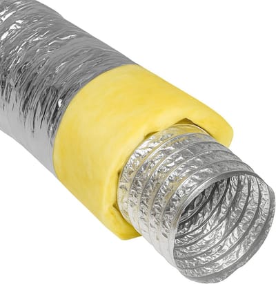 Flexibele Geluidsgeïsoleerde Afzuigslang 125 mm - Geïsoleerde Ventilatiebuis