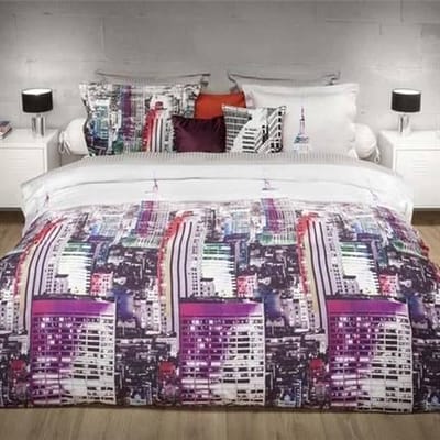 HNL Refined Heights Dekbedovertrek - Lits-jumeaux - 240x200/220 cm - Wit