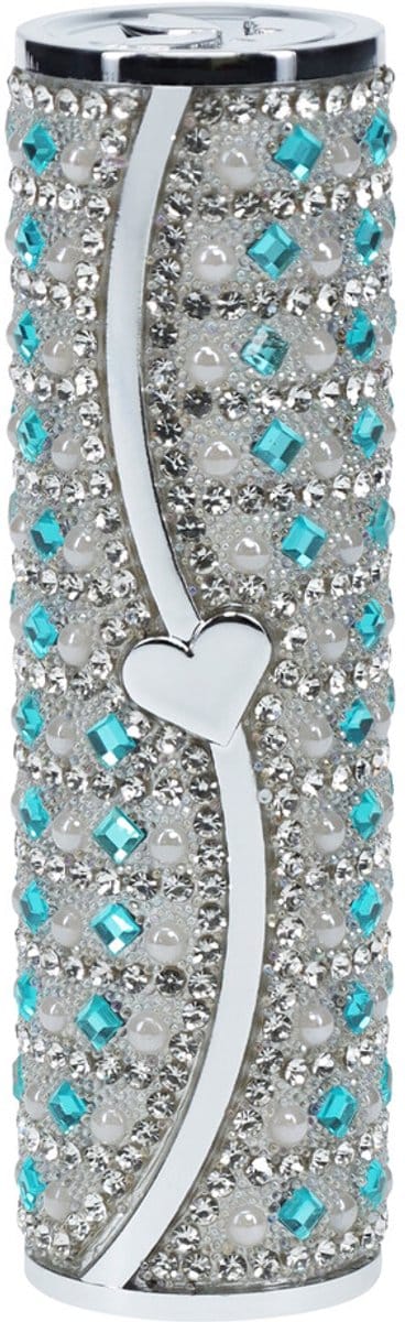 Loveline by Shots Sexy Tiffany - Lipstick Vibrator with 4 Attachments - Blue - Blauw