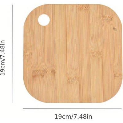 1 Stuk Creatieve Mini Dieren Bamboe Snijplank, Babyvoeding Sorteren Snijplank, Fruit Snijplank, Keuken Huis Snijplank Small square