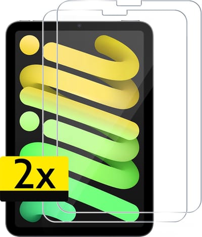Screenprotector - Geschikt voor Apple iPad Mini 7 (2024) - 8.3 inch - 7e Generatie - 2 Stuks - Extra Sterk - Beschermglas - Gehard Glas - Tempered Glass - Screen Protector