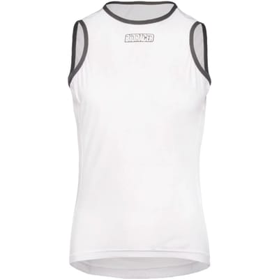 Bioracer Base NS mouwloos ondershirt wit