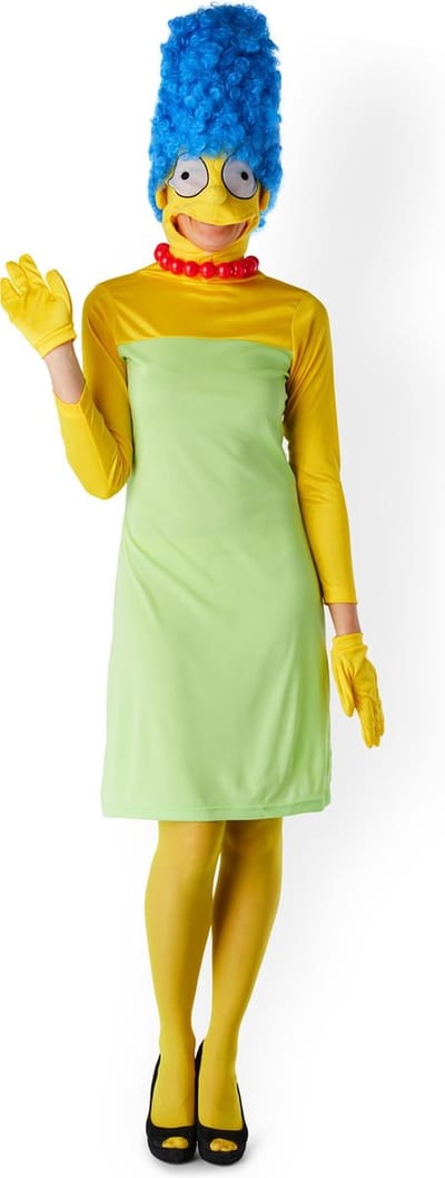 The Simpsons Marge Simpson Deluxe - Kostuum Volwassenen - Maat S - 34/36