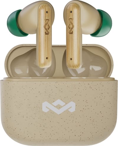 House of Marley Little Bird Draadloze Oordopjes - Bluetooth Oortjes Draadloos - 24 uur Batterijduur - Eco Friendly Design - Quickcharge - Touchbediening - Cream