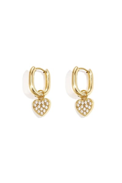 Lovely oorbellen goud