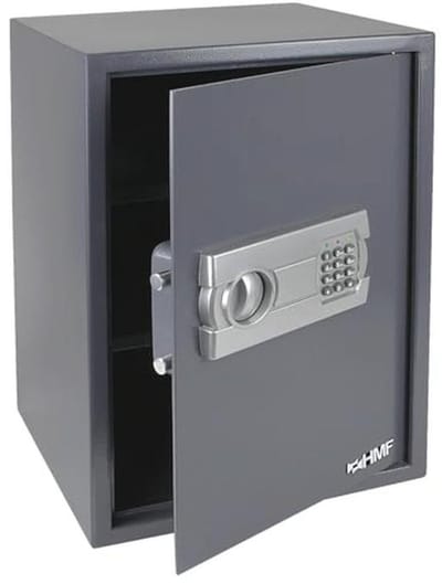 Meubelkluis met elektronisch slot - 50x35x31 cm - Antraciet