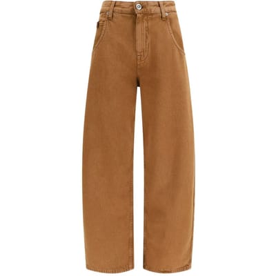 Jacob Cohen Bruinen Katoenen Relaxed Fit Jeans