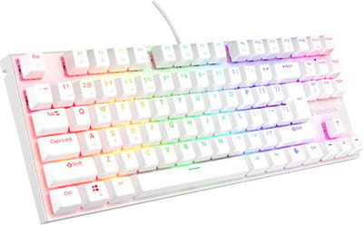 Genesis - NKG-2063 - THOR 303 TKL - Gaming Toetsenbord - Wit - RGB - Peach switch