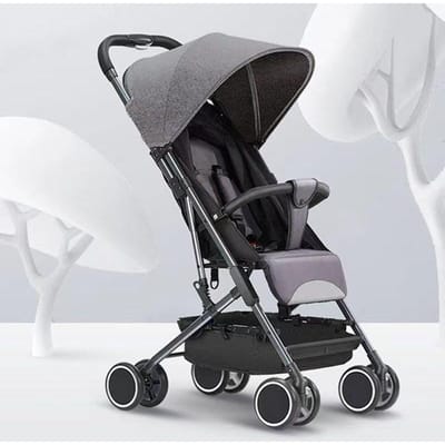 Luxe kinderwagen Draagbare reiskinderwagen Opvouwbare kinderwagen met grote ruimte Hoge kwaliteit Multifunctionele babyparapluwagen Kinderwagen 85*49*97cm
