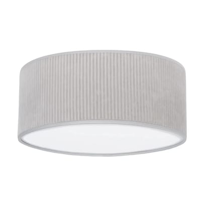 BO Baby's Only - Plafondlamp babykamer - Plafonnière Sense - Kiezelgrijs - Ø35 cm - Inclusief pendel - E27 fitting - 13 watt