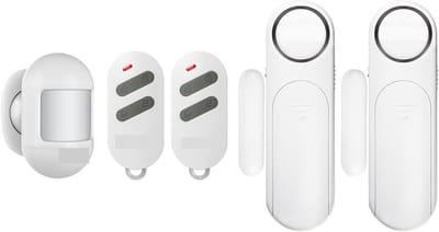 Draadloos Alarm Systeem - Deur Sensor - Huis Beveiliging - 120dB Luide Sirene - 300ft Bereik - Wit