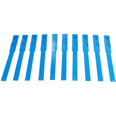10 pièces Bétail Plastique Anneau d'Identification Bovin Bande de Marquage Vache Outil pour Usage Agricole