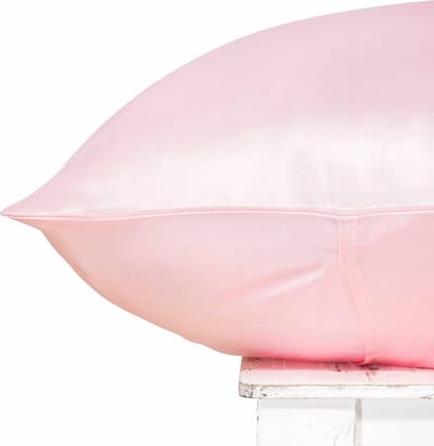 2x Zijden Kussensloop 80x80cm Roze Hotelsluiting 19 Momme - Kussensloop set - Luxe Silk Kussensloop 100% moerbei zijde - Zijde kussensloop - Silk Heaven - 80x80cm / Hotelsluiting