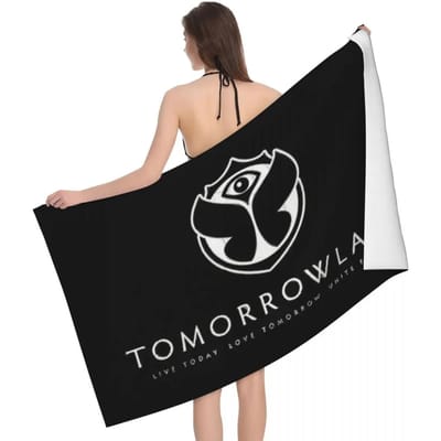 Tomorrowland Logo Bad Strandhanddoek Microvezel Zwembadhanddoeken W76*H152(CM)