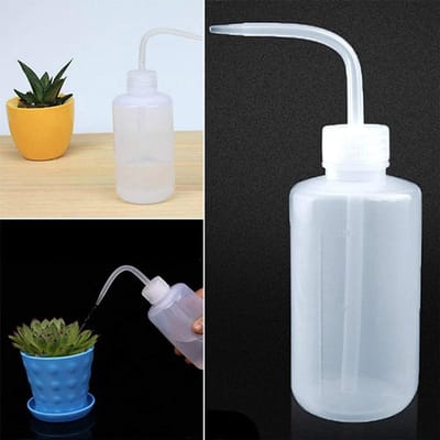 500ml Vetplanten Gieter Plastic Tuit Knijpfles met Schaal white
