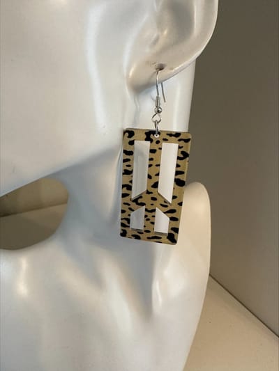 Rechthoek oorbellen tweekleurig | | Make up | Parfum | Moederdag | Verjaardagscadeau| Cadeautje| Valentijnsdag| Kado | sieraden | vaderdag | oorbellen | oorsieraden